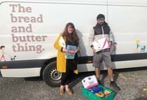 Customers Leighanne Read And Darius Robinson At FCHO's First Jumble Sale