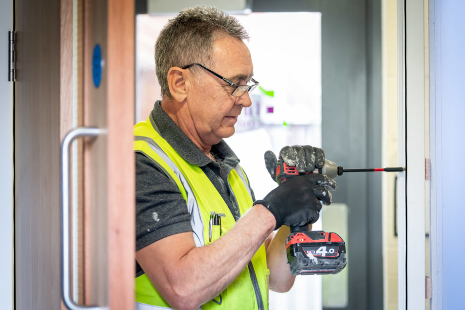 We're investing £1.3m to replace communal fire doors in blocks of flats with three or more storeys