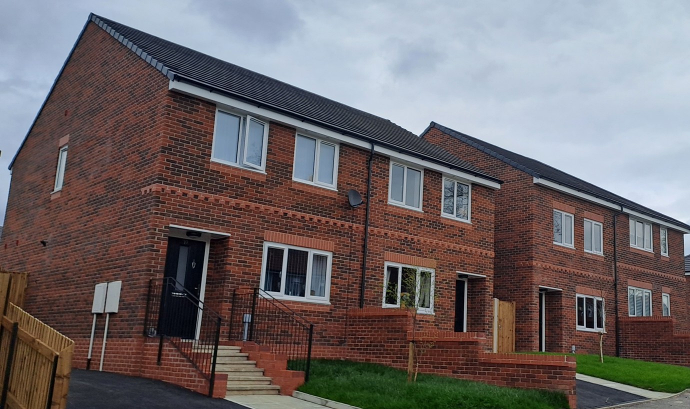 Houses at FCHO's Tanners Fold development